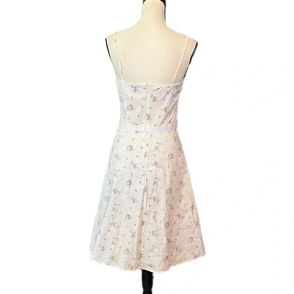 Vintage 90s Y2K Rampage Floral Coquette Cottagecore Fairy Dress - Picture 4 of 8